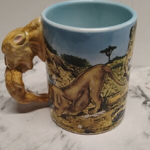 Wildlife Lion Handle Mug